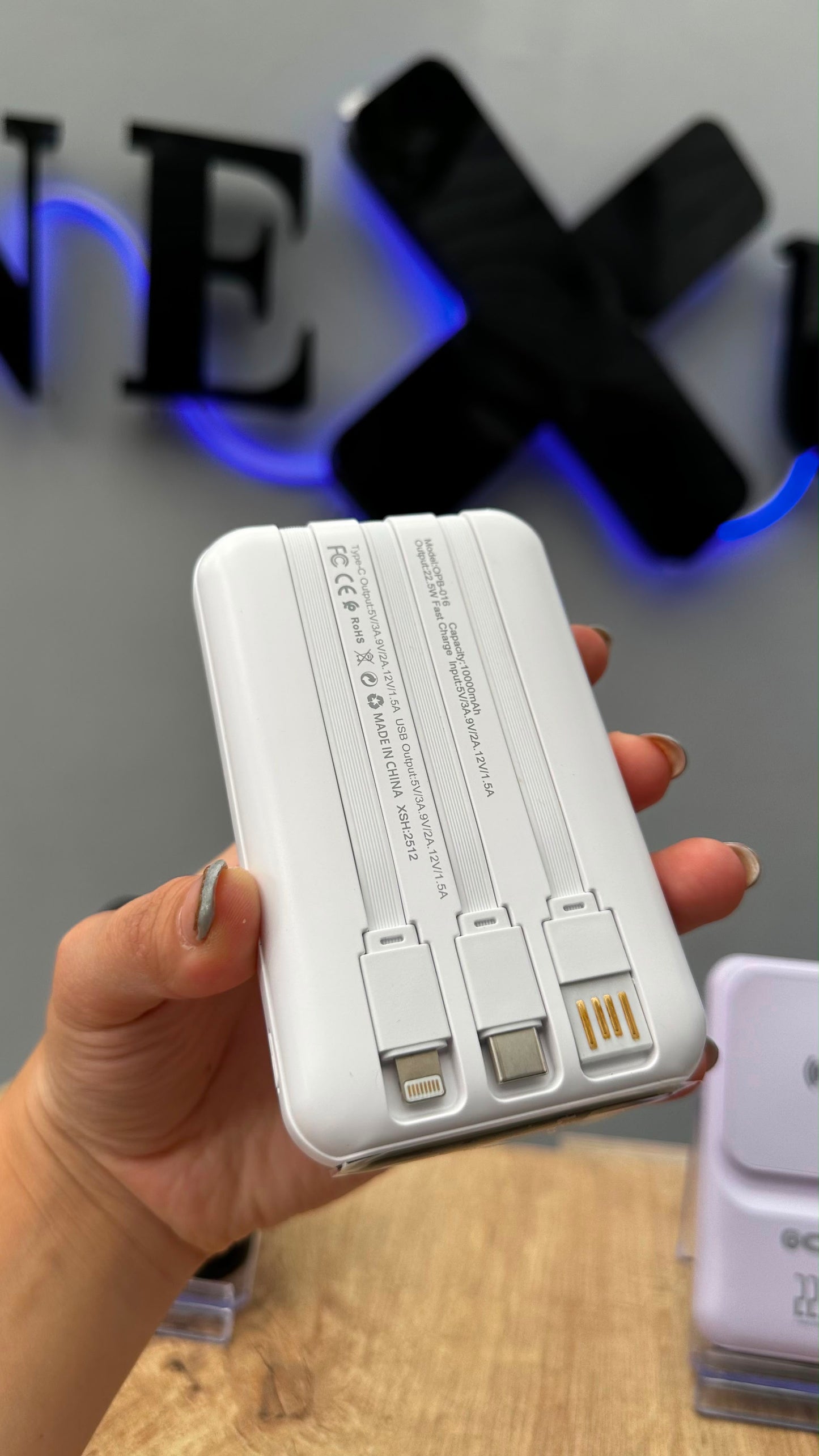 PowerBank 22.5W-Carga Inalámbrica
