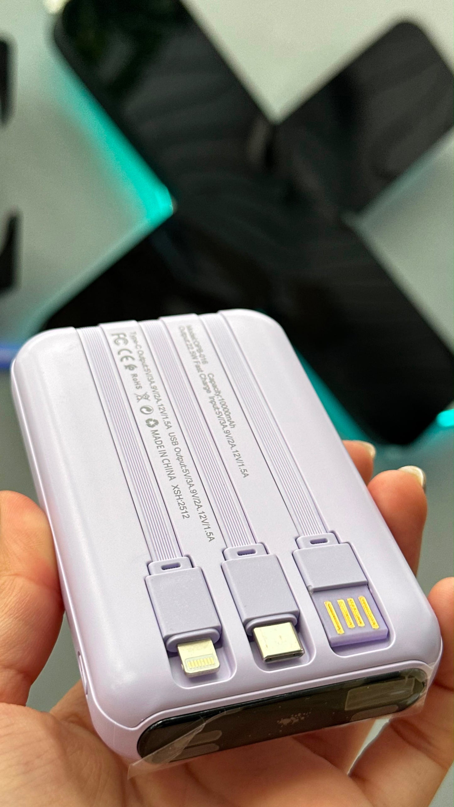 PowerBank 22.5W-Carga Inalámbrica