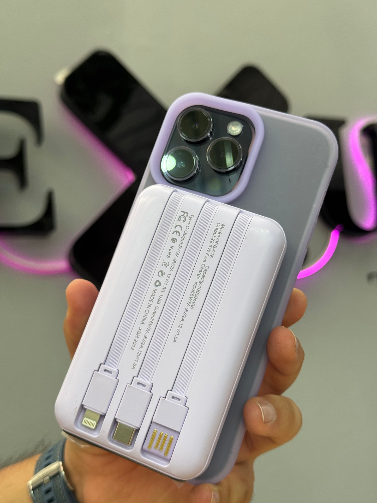 PowerBank 22.5W-Carga Inalámbrica